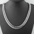 thumbnail image 4 of 11/13/16mm Polished Fashion Mens Chain Stainless Steel Curb Cuban Link Necklace, 4 of 4