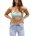 thumbnail image 2 of Womens Tattoo Mesh Racerback Bralette (Sage, XS), 2 of 2