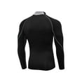 thumbnail image 7 of Biekopu Men’s Long Sleeve Workout Tops Mock Neck Slim Fit Compression Shirts Outdoor Athletic Tops, 7 of 7