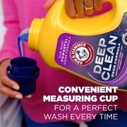 ARM & HAMMER Deep Clean Odor Formula Liquid Laundry Detergent, Radiant Burst, 75 Fl Oz