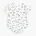thumbnail image 5 of Bodysuits for Boys and Girls Short Sleeve Lines Prints Crew Neck Summer Comfortable Casual Kids Jumpsuits Children Clothes for 6-12 M, 5 of 7