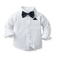 FYMNSI Baby Boy Long Sleeves Gentleman Outfit Clothes Sets Toddler