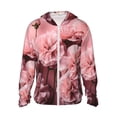 thumbnail image 1 of Fotbe Delicate Pink Carnations Chaqueta con Protección Solar UPF 50+ para Hombre y Mujer, Camisa con Capucha y Bolsillos-3X-Large, 1 of 7