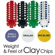 500 11.5g DICE-STRIPED Chips, Case & Tabletop Super Set