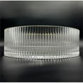thumbnail image 4 of Cowrie 16" Tempered Glass Circular Vessel Bathroom Sink - Clear with Gold Rim, 4 of 14