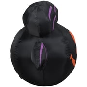 Gemmy Airblown Inflatable Mickey Mouse as Jack O' Lantern Bat, 3 ft Tall, Black
