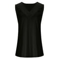 thumbnail image 5 of Kaemgyyd Plus Size Tank Tops for Women Casual Summer Sleeveless Ladies Basic Tshirt Loose Fit V Neck Work Office Shirt, 5 of 7