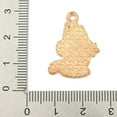 thumbnail image 3 of 50 pc Christmas Kitty Alloy Enamel Pendants Light golden Cat Charm Christmas Bell 25x19.5x1.2mm Hole: 2mm, 3 of 3