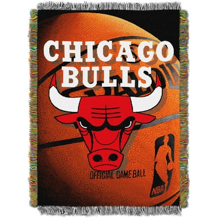 NBA 48" x 60" Photo Real Series Tapestry Throw, Bulls