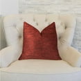 thumbnail image 2 of Plutus 24" x 24" Paprika Jam Luxury Throw Pillow in Burgundy Red, 2 of 3