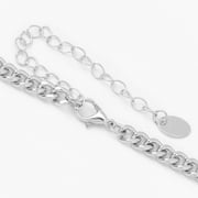 Claires Silver Butterfly Charm Chain Necklace