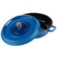 thumbnail image 4 of Heiss® Energy-Efficient Cast Aluminum Braiser Pan / Casserole Dish, 3 Quart, Blue, 4 of 4