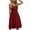Red, variant on Puntoco Dresses for women 2025 elegant classy Women's Summer Dresses Sleeveless Casual Fashion Loose Swing Button Down Midi Dress with Pockets Green 12(XXL)