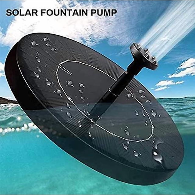 Solar Fountain, Floating Solar Fountain, Solar Water Fountain_Perfect Gift