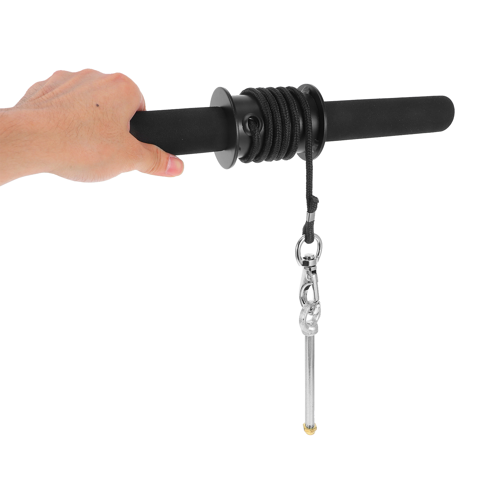 DEEPCRAFF Indoor Forearm Strengthener Wrist Trainer Black 1 Set Strength Training