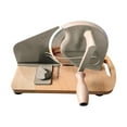thumbnail image 1 of Rebanadora de pan manual con manivela para uso comercial doméstico. Diseño clásico de hoja dentada para uso casero. Grosor ajustable. Beige, 1 of 8