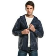 thumbnail image 5 of COOFANDY Mens Rain Jacket Packable Rain Jacket Lightweight Waterproof Raincoat with Hood Outdoor Rain Gear Travel Hiking Cycling, 5 of 13
