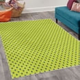 thumbnail image 2 of Polka Dots Decorative Rug, Tiny Little Retro Circles Vintage Style Geometric Round Motifs Composition, Quality Carpet for Bedroom Dorm and Living Room, 6 Sizes, Yellow Green, by Ambesonne, 2 of 4