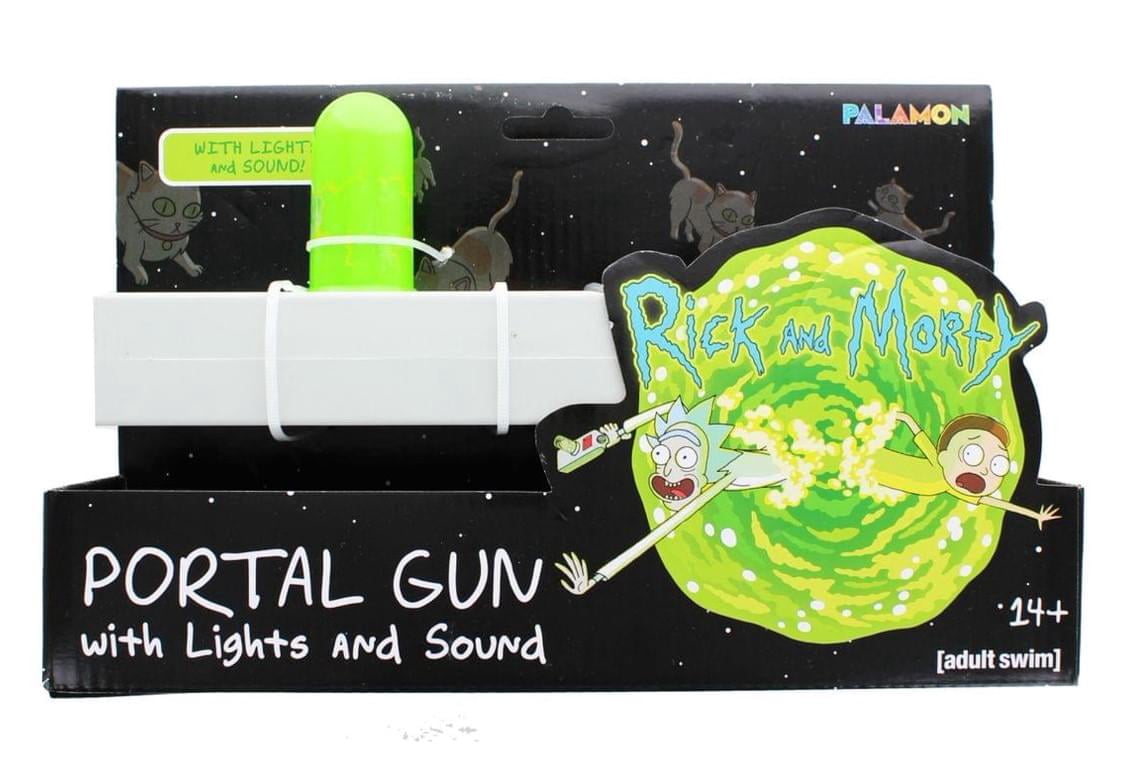 RICK AND MORTY Rick Officiel et Morty Portail Pistolet Jouet d’Adult