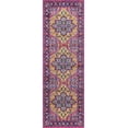 thumbnail image 2 of nuLOOM Vonda Fancy Persian Runner Rug, 2' 8" x 8', Purple, 2 of 4