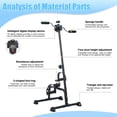 thumbnail image 6 of Happydeer Pedal Exerciser Bike with Monitor, Hand Arm Leg Knee Peddler, Adjustable Fitness Equipment for Seniors, Elderly Exercise Bike for Total Body, 6 of 9
