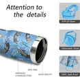 thumbnail image 3 of Sea Otter Tumbler with Handle and Flip Straw for Women Men, 30oz Cute Stainless Steel Insulated Cup, Water Bottle Travel Coffee Mug Gifts, Gifts for Animal Lovers, 3 of 6