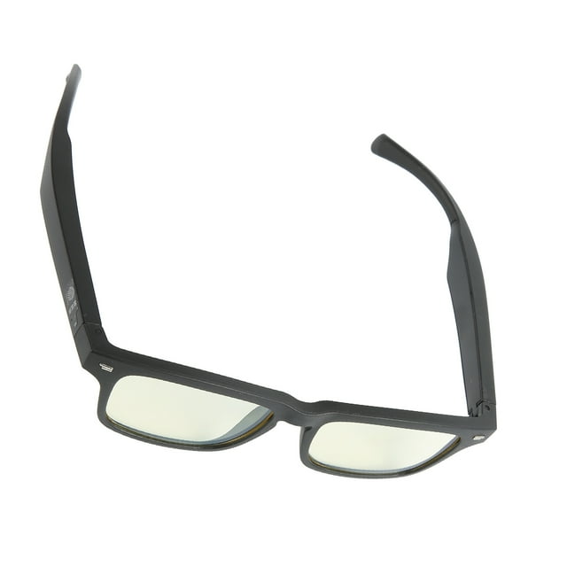 Lunettes Intelligentes, Lunettes, Stéréo Réduction du Bruit Étanche Contrôle Tactile Conduction Osseuse Lunettes de Musique Intelligentes pour le Cyclisme Sportif Faible Latence Audio Étanche 6 Heures Batterie Rechangle