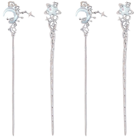 vlrwzc 4Pcs Chinese Hair Sticks Vintage Hair Chopsticks Tassel Hair Pins Hanfu Hair Accessories for Woman person Hair Decor