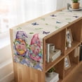 thumbnail image 6 of Table Runners 70 Inches Long Dress Scarves, Blue Purple Gnomes Farmhouse Coffee/Dining/Kitchen Table Decor, Holiday Table Runner, Spring Vintage Hydrangea Flower Leaf 13x70 Inch, 6 of 9