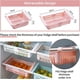 thumbnail image 4 of (Paquete de 4) Caja de almacenamiento para refrigerador, refrigerador plegable con cajón organizador, caja de almacenamiento para refrigerador, mantenga el refrigerador, 4 of 5