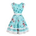 thumbnail image 4 of Mujer Cuello Navidad Prom utilizar Diario Ocasiones Especiales METRO Colco Vestido de Navidad para mujer, 4 of 8