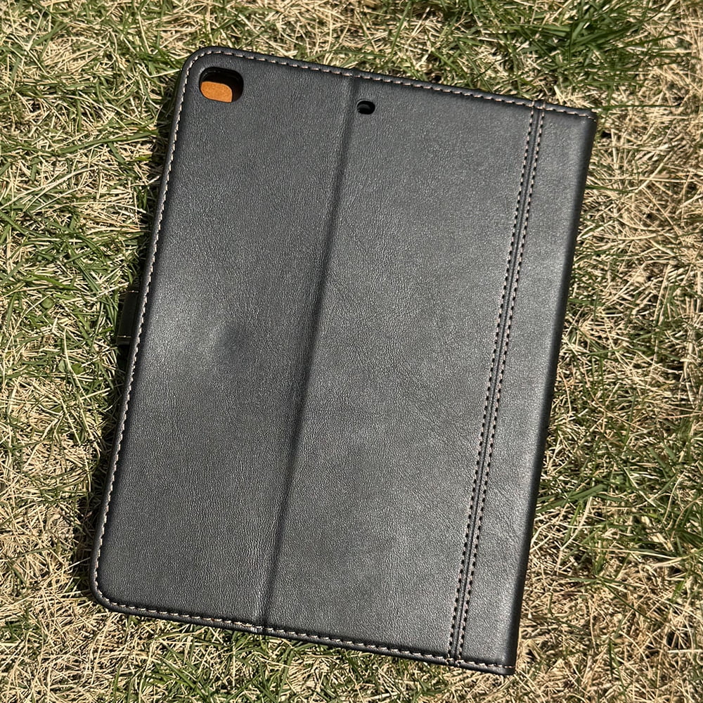 Tusks land for Apple iPad Mini 7th Gen (A17 Pro)/ iPad Mini 6th Gen 8.3", with Pencil Holder Smart Cover Auto Sleep Wake Protective Documents Pocket Stand Snap Closure Case for iPad Mini 7 6, Black