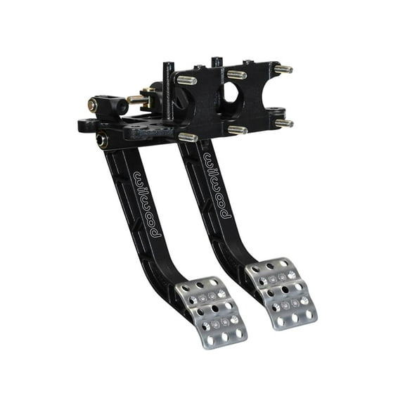 Wilwood 340-13835 Adjustable Dual Pedal, Brake/Clutch, Reverse Swing Mount, 5.1:1