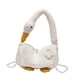 thumbnail image 5 of Bolso bandolera de moda con cuentas, cartera con correa, bolso tejido con animales de dibujos animados Blanco Yuyangstore Bolso de punto, 5 of 8