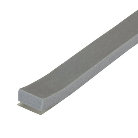 M-D Building Products 02279 1/4 in. x 1/2 in. x 17 ft. Gray Foam Window Seal for Medium Gaps