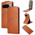 thumbnail image 1 of Folio Phone Case for Google Pixel 10 Pro XL 5G Magnetic Kickstand Cover with Camera Protection Brown, 1 of 7