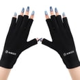 thumbnail image 1 of Guantes de protección UV AIRSEE para manicura con lámpara de uñas, color negro, 1 of 7