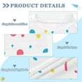 thumbnail image 2 of FORMRS Boys Rash Guard with Short Sleeves UPF 50+ Swim Shirts Sizes 3-12T, White Retro Pattern, 2 of 6