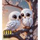 thumbnail image 1 of Cuadro de Resina Diamante Wdftyju Serie Animal Búho 30*35cm, 1 of 9