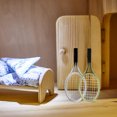 thumbnail image 4 of Miangastore 3 Sets Mini Tennis Rackets for Decoration Lightweight Plastic Assorted Color Fits Any Room, 4 of 8