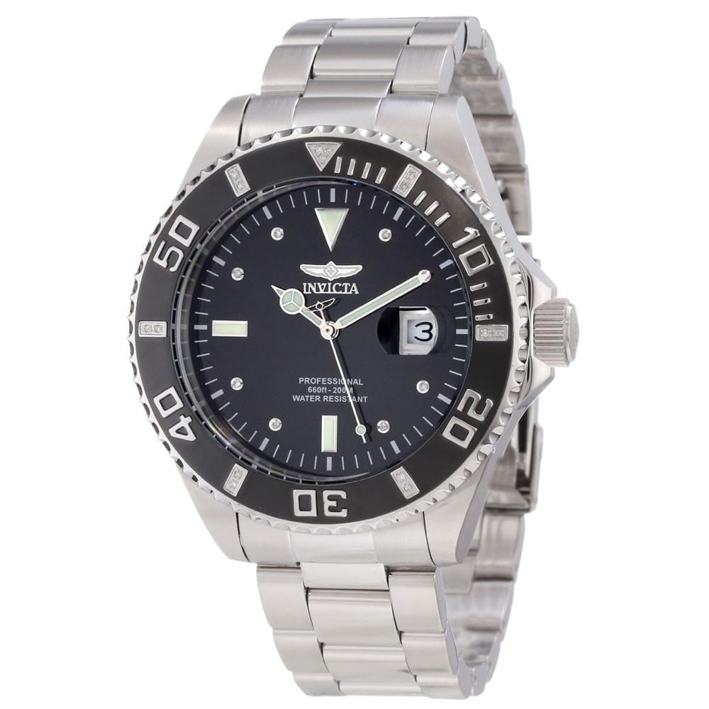  Invicta Men's Pro Diver Quartz Watch with Stainless Steel  Strap, Silver, 20 (Model: 26971) : Invicta: Clothing, Shoes & Jewelry