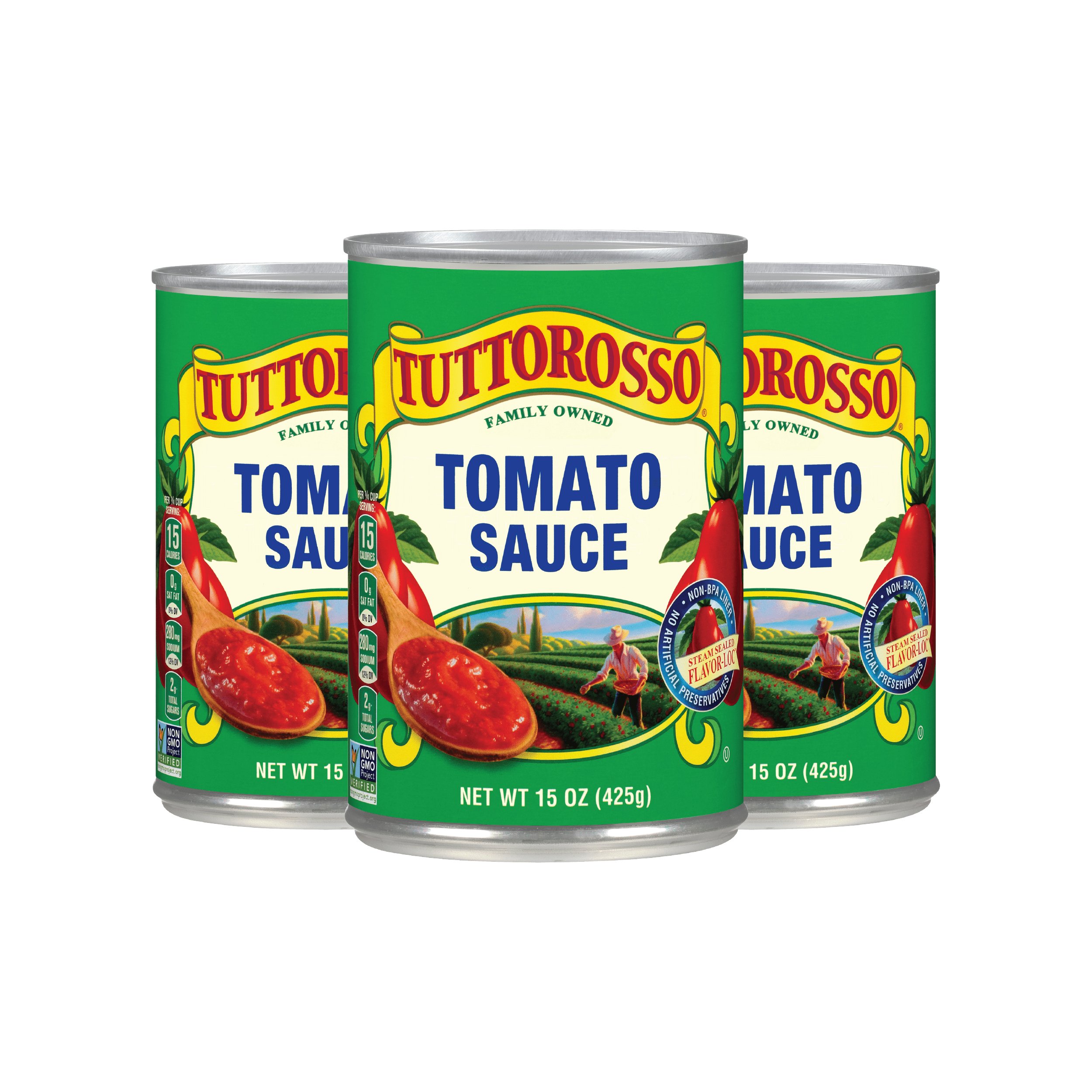 Tuttorosso Tomato Sauce, Gluten Free and Vegetarian Recipe, 15 Ounce