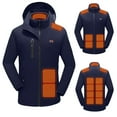 thumbnail image 6 of Herrnalise Outdoor Warm Clothing Heated For Riding Skiing Fishing Charging Via Heated Coat Blue, 6 of 6