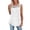White, variant on Workout Tops for Women Camisole Blouse Lace Tunic Loose Sleeveless Ruffle Undershirt