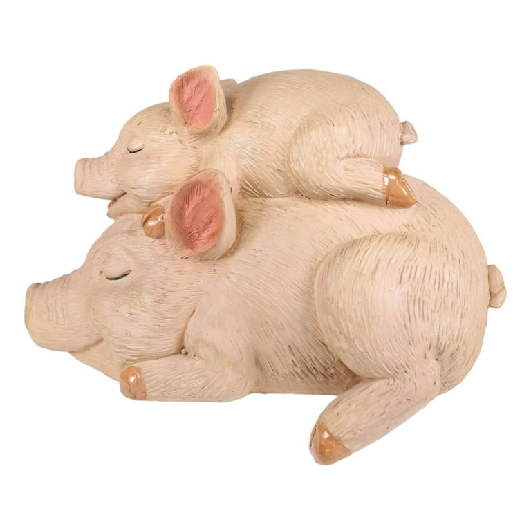 ELEVATE COLLECTION PIG LOVE for Showpiece Décor, Resin Tiny