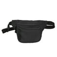 thumbnail image 4 of DALIX Fanny Pack w/ 3 Pockets Traveling Belt Pouch Waist Wallet Concealer Black, 4 of 5