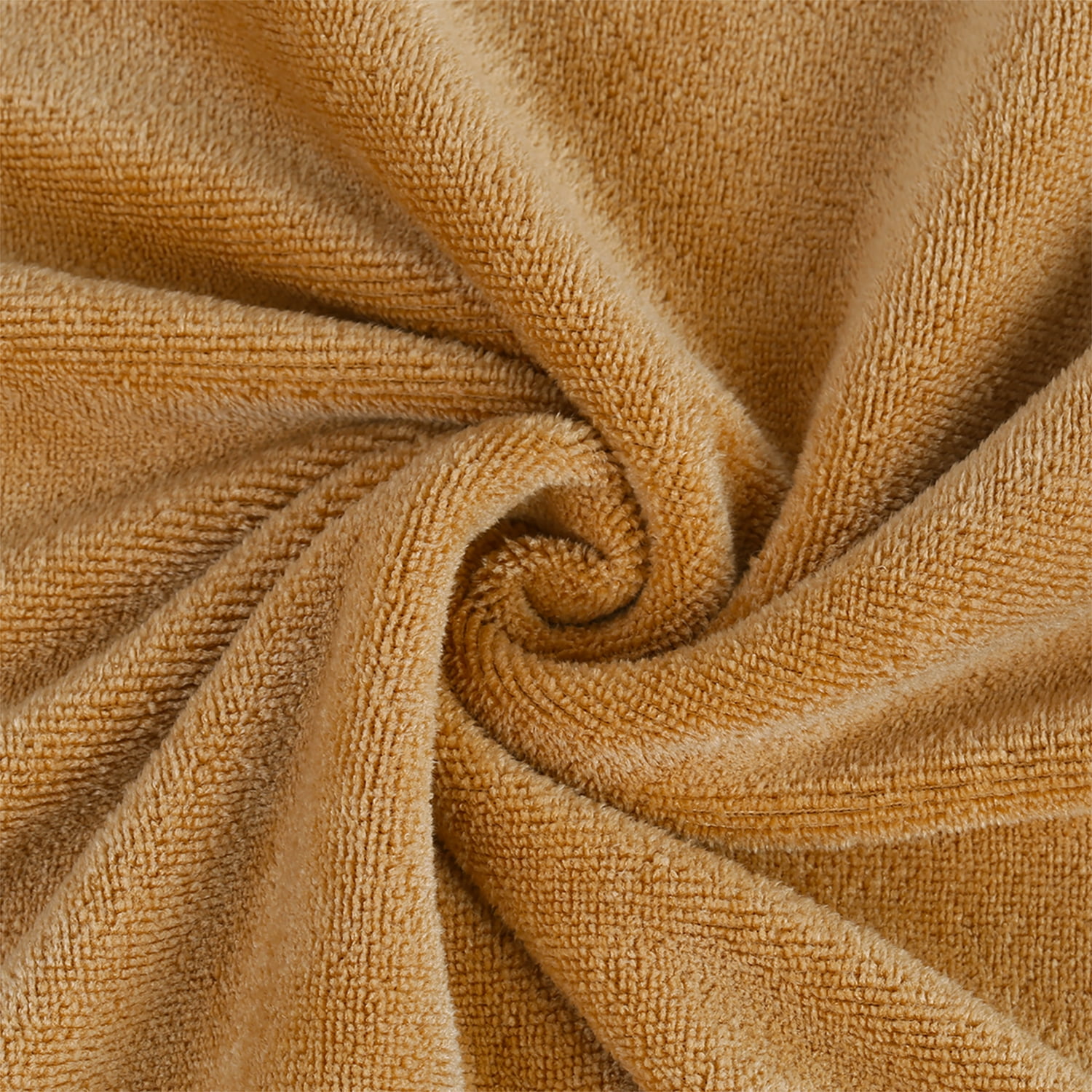 JML Bath Towels 2 Pack,30" x 60",Microfiber Absorbent Fast Drying Super Soft Beach Towels, Dark Yellow