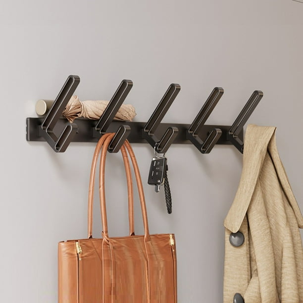 Gancho de Pared Sin Taladro Gancho para Ropa Gancho para Baño Espacio para Inodoro Gancho de Aluminio Gancho para Puerta de Pared A
