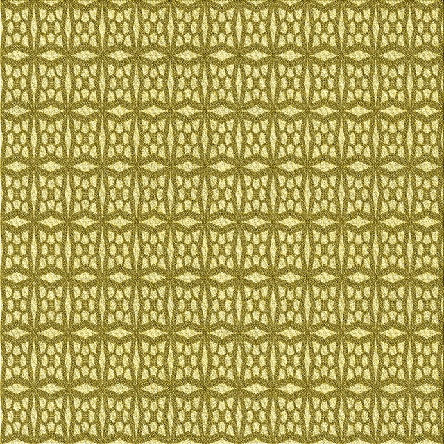 Ahgly Company Machine Washable Indoor Square Transitional Dark Golden Rod Brown Area Rugs, 4' Square