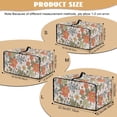 thumbnail image 7 of Renewold Toaster Oven Cover Stain-Resistant Air Fryer Smart Oven Protector with Storage Pockets Easy Clean Kitchen Appliance Accessories, 18.5 x 14.5 x 9 Inches, Floral Orange Blue, 7 of 7